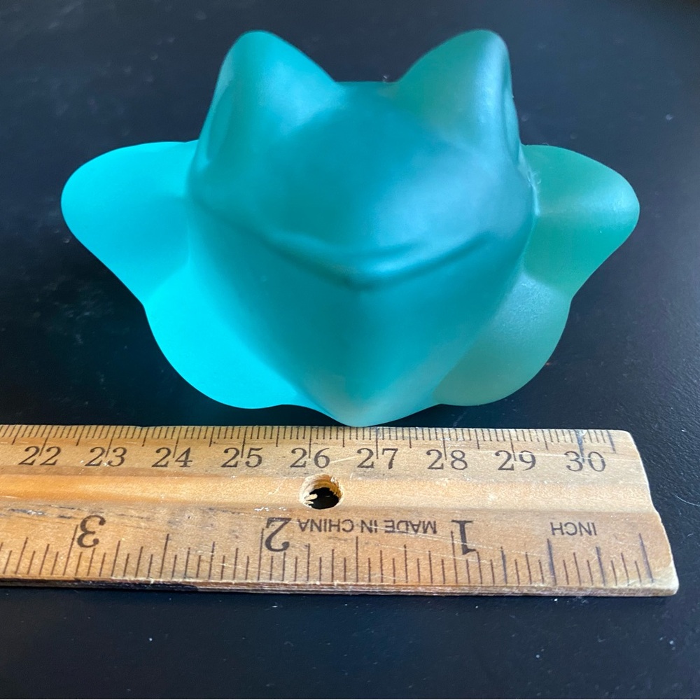 Silvestri aqua glass frog.